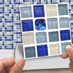 18Pcs Mosaic Tile Stickers Backsplash Self Adhesive Transfer Kitchen Wall Floor Decals 17 18Pcs Mosaic Tile Stickers Backsplash Self Adhesive Transfer Kitchen Wall Floor Decals -Master Lock Store ab2ff20f 3089 427e a55a 8d60b17524fc.1706ed4d737457e9031748585de52d33 1800x1800