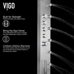 Brielle 70.5 In. 6-Jet High Pressure Shower Panel System With Rainhead Fixed Handheld Dual Shower In Stainless Steel -Master Lock Store ad1153e560dfbabb377091f804da4247 1800x1800