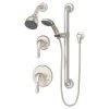 Origins 2-Handle 1-Spray Dual Showerhead And Handheld Showerhead In Satin Nickel (Valves Included) -Master Lock Store adbeb57dc84598303c94822457d872e4 697b8e01 ff52 4345 b0d6 061a55b5b5e8 1800x1800