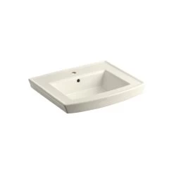 KOHLER Archer 20.4375 In. Vitreous China Pedestal Sink Basin In White With Overflow Drain -Master Lock Store ae0a28d04ef83d5cc270e3052f8a2510 1800x1800