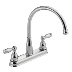 Foundations 2-Handle Standard Kitchen Faucet In Chrome
