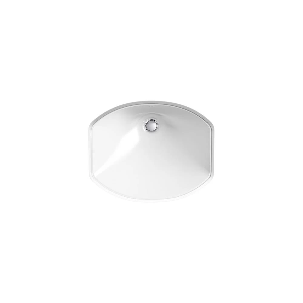 KOHLER Elmbrook Undermount Bathroom Sink In White 5 KOHLER Elmbrook Undermount Bathroom Sink In White - Image 3
