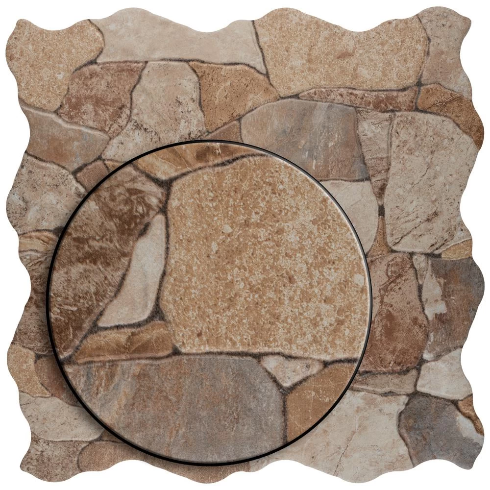 Merola Tile Attica Beige 16-7/8 In. X 16-7/8 In. Ceramic Floor And Wall Tile (14.15 Sq. Ft. / Case) 10 Merola Tile Attica Beige 16-7/8 In. X 16-7/8 In. Ceramic Floor And Wall Tile (14.15 Sq. Ft. / Case) - Image 8