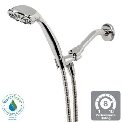 1-Spray 3.3 In. Single Wall Mount Handheld Shower Head In Chrome -Master Lock Store b9b8b86283dd47fb49ec3a7606d40667 1800x1800