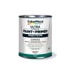 ColorPlace ULTRA Interior Paint & Primer, White, Flat, 1 Quart