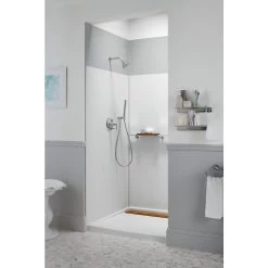 Moxie 1-Spray 5 In. Single Wall Mount Fixed Shower Head In Polished Chrome 31 Moxie 1-Spray 5 In. Single Wall Mount Fixed Shower Head In Polished Chrome -Master Lock Store beabf7851730a2238b3ec1fdda4f94d3 1800x1800