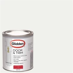 Glidden Door & Trim Paint, Grab-N-Go, High Gloss Finish,1 Quart