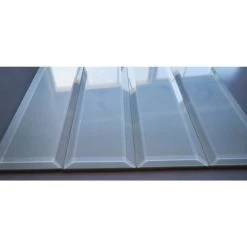 ABOLOS Frosted Elegance White Subway 3 In. X 12 In Glossy Glass Subway Tile (1 Sq. Ft.) -Master Lock Store cb1ea6acf967eff5073ae991effeb94e 1800x1800