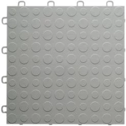 BlockTile Modular Interlocking Garage Floor Tiles, Set Of 30 (12" X 12" Each)