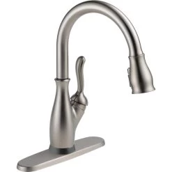 Leland Single-Handle Pull-Down Sprayer Kitchen Faucet W/ShieldSpray And MagnaTite Docking In Arctic Stainless -Master Lock Store d84bd07818f3528d0d10372914529bfe 1800x1800