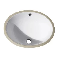 Avanity Undermount Bathroom Sink In White