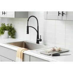 Brenner Commercial Style Single-Handle Pull-Down Sprayer Kitchen Faucet In Oil Rubbed Bronze Finish -Master Lock Store e59b474727d8647a8ffe17a6719e73c5 1800x1800