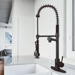 Zurich Single-Handle Pull-Down Sprayer Kitchen Faucet With Deck Plate In Matte Black 18 Zurich Single-Handle Pull-Down Sprayer Kitchen Faucet With Deck Plate In Matte Black -Master Lock Store e70fe6a9f0b1634523aa8fb8f51f4f28 1800x1800