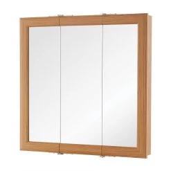 24-3/16 In. W X 24-3/16 In. H Fog Free Framed Surface-Mount Tri-View Bathroom Medicine Cabinet In White -Master Lock Store e7e0ea71677157c41c3c98692efb0975 1800x1800