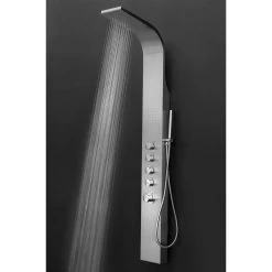 63 In. 2 Massage Spray Shower Panel System In Stainless Steel With Rainfall Shower Head And Shower Wand -Master Lock Store ef7323f2b95ae5da97874ab12a82589a 1800x1800