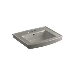 KOHLER Archer 20.4375 In. Vitreous China Pedestal Sink Basin In White With Overflow Drain -Master Lock Store f278b145b084d5c5f51a8d1101b65f8c 1800x1800