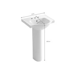KOHLER Veer 21 In. Vitreous China Pedestal Combo Bathroom Sink In White With Overflow Drain -Master Lock Store f3b0d0ddf0a0988a9691191892af3079 1800x1800
