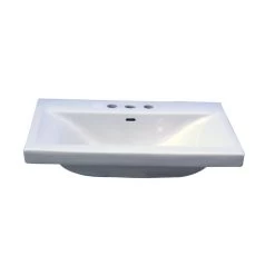 Barclay Products Mistral 510 Wall-Hung Bathroom Sink In White