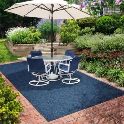 Indoor/Outdoor Carpet With Rubber Marine Backing - Blue 6' X 10' - Several Sizes Available - Carpet Flooring For Patio, Porch, Deck, Boat, Basement Or Garage -Master Lock Store fe158509 dcf5 45de 8aac 4f47e35981f7 1.5216e12e3adf4f0468b5966abce0db98 1800x1800