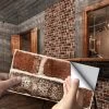 Peel & Stick Brick Kitchen Backsplash Self-Adhesive Wall Tile Stone Design