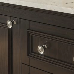 MagickWoods Libertyville 18"W X 18"D X 60"H Deep Mocha Linen Cabinet -Master Lock Store hardwaredmrev mw 1800x1800